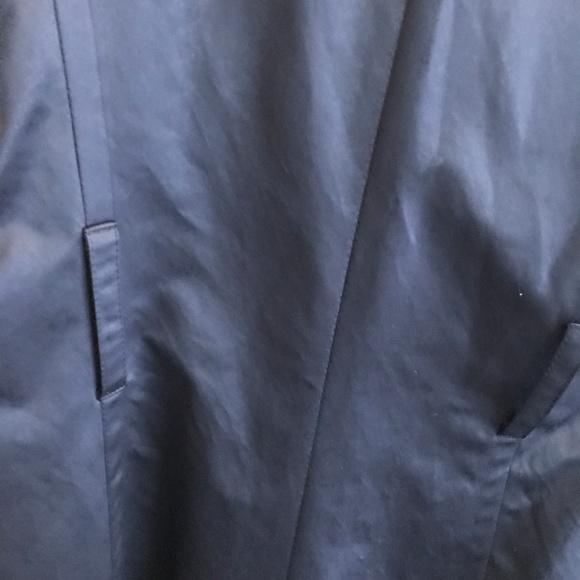 ☔️HP☔️ Bebe Navy Blue Trench Coat - Picture 8 of 8